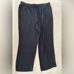 Rachel Zoe Black Drawstring Lounge Joggers size 2x